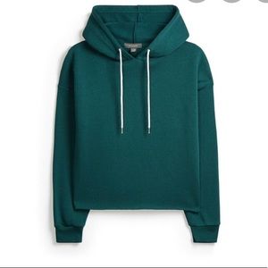 Emerald Green Cropped Hoodie XL